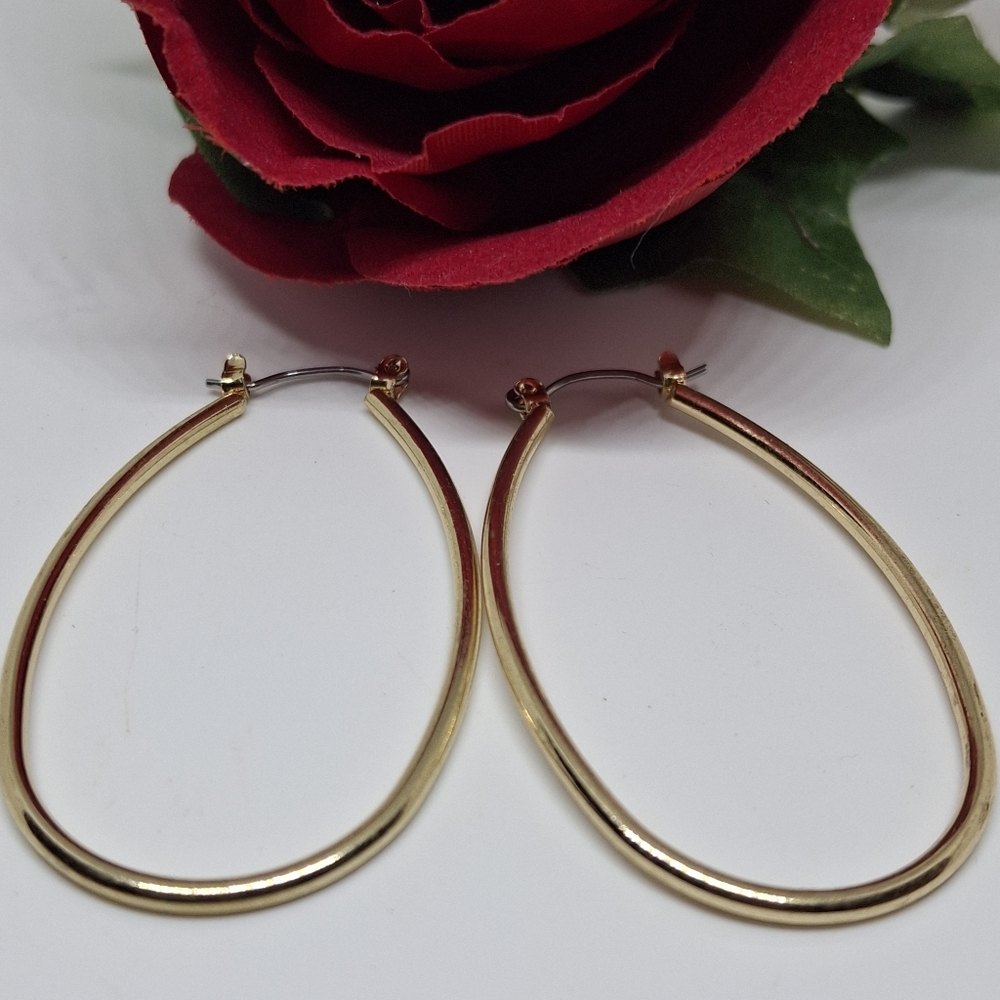 Elegant Gold Hoop Earrings